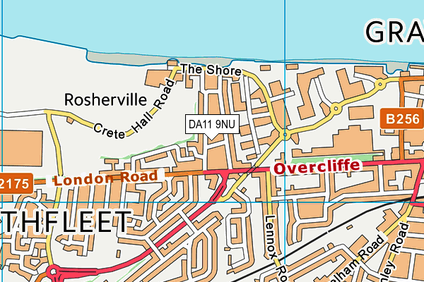 DA11 9NU map - OS VectorMap District (Ordnance Survey) DA11 9NU map - OS VectorMap District (Ordnance Survey)