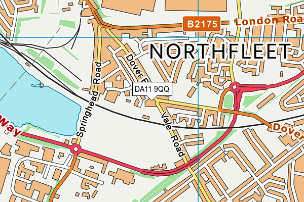 DA11 9QQ map - OS VectorMap District (Ordnance Survey) DA11 9QQ map - OS VectorMap District (Ordnance Survey)