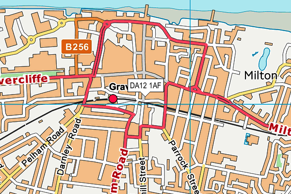DA12 1AF map - OS VectorMap District (Ordnance Survey) DA12 1AF map - OS VectorMap District (Ordnance Survey)