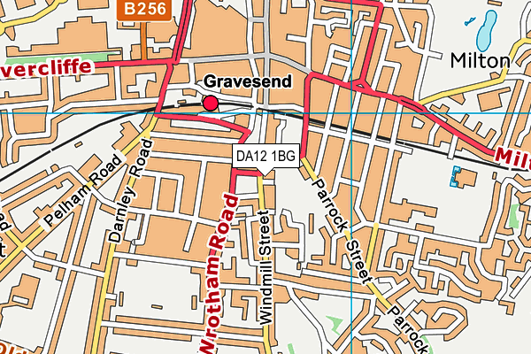 DA12 1BG map - OS VectorMap District (Ordnance Survey) DA12 1BG map - OS VectorMap District (Ordnance Survey)