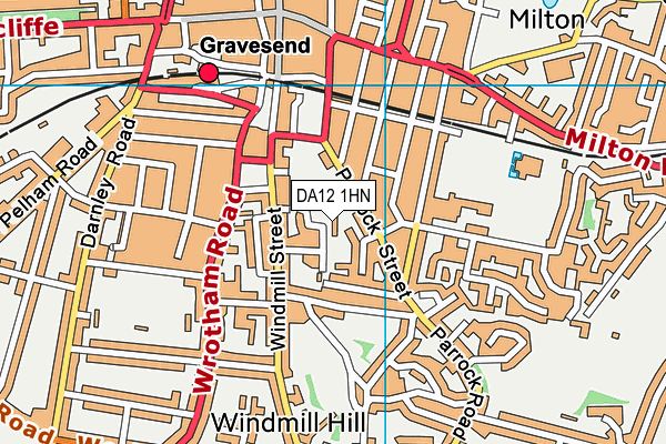 DA12 1HN map - OS VectorMap District (Ordnance Survey) DA12 1HN map - OS VectorMap District (Ordnance Survey)