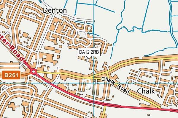 DA12 2RB map - OS VectorMap District (Ordnance Survey) DA12 2RB map - OS VectorMap District (Ordnance Survey)