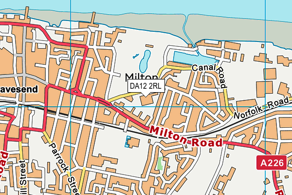 DA12 2RL map - OS VectorMap District (Ordnance Survey) DA12 2RL map - OS VectorMap District (Ordnance Survey)