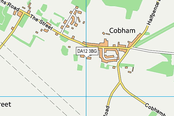 DA12 3BG map - OS VectorMap District (Ordnance Survey)