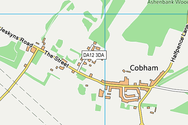 DA12 3DA map - OS VectorMap District (Ordnance Survey) DA12 3DA map - OS VectorMap District (Ordnance Survey)