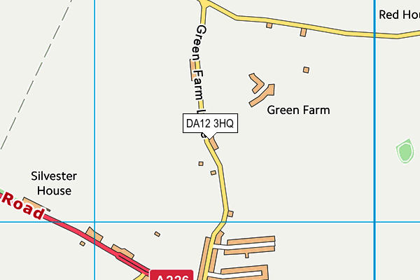 DA12 3HQ map - OS VectorMap District (Ordnance Survey) DA12 3HQ map - OS VectorMap District (Ordnance Survey)