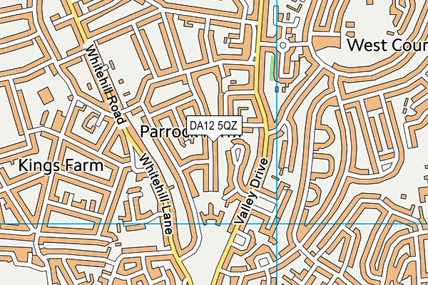 DA12 5QZ map - OS VectorMap District (Ordnance Survey) DA12 5QZ map - OS VectorMap District (Ordnance Survey)