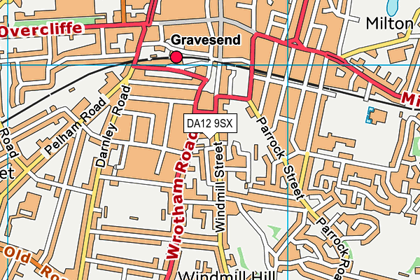DA12 9SX map - OS VectorMap District (Ordnance Survey) DA12 9SX map - OS VectorMap District (Ordnance Survey)