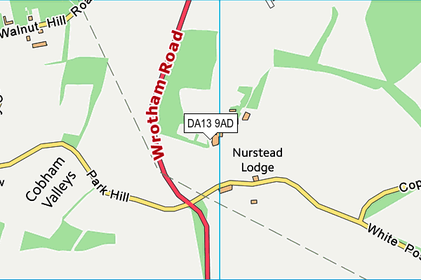 DA13 9AD map - OS VectorMap District (Ordnance Survey) DA13 9AD map - OS VectorMap District (Ordnance Survey)