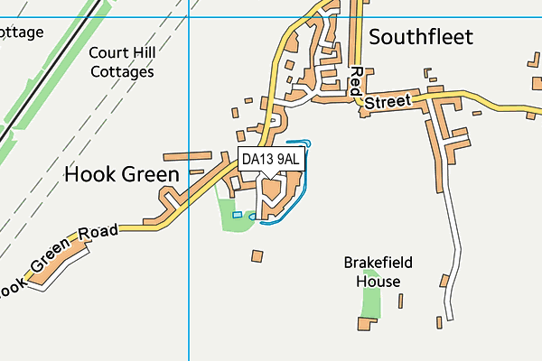 DA13 9AL map - OS VectorMap District (Ordnance Survey) DA13 9AL map - OS VectorMap District (Ordnance Survey)