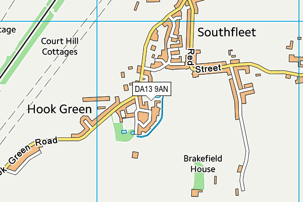 DA13 9AN map - OS VectorMap District (Ordnance Survey) DA13 9AN map - OS VectorMap District (Ordnance Survey)