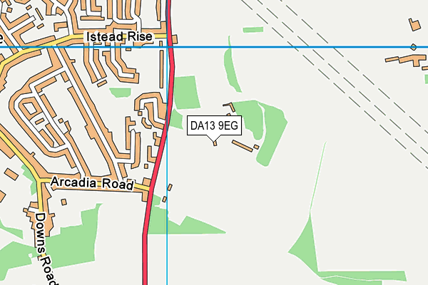 DA13 9EG map - OS VectorMap District (Ordnance Survey) DA13 9EG map - OS VectorMap District (Ordnance Survey)