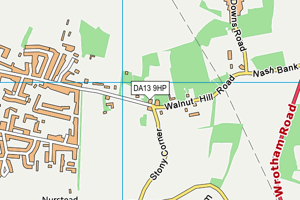 DA13 9HP map - OS VectorMap District (Ordnance Survey) DA13 9HP map - OS VectorMap District (Ordnance Survey)