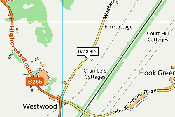 DA13 9LY map - OS VectorMap District (Ordnance Survey) DA13 9LY map - OS VectorMap District (Ordnance Survey)
