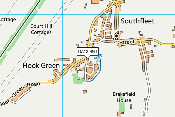 DA13 9NJ map - OS VectorMap District (Ordnance Survey) DA13 9NJ map - OS VectorMap District (Ordnance Survey)