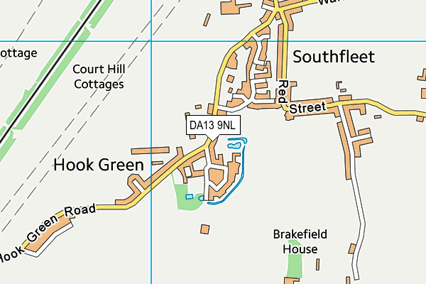 DA13 9NL map - OS VectorMap District (Ordnance Survey) DA13 9NL map - OS VectorMap District (Ordnance Survey)