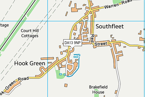 DA13 9NP map - OS VectorMap District (Ordnance Survey) DA13 9NP map - OS VectorMap District (Ordnance Survey)