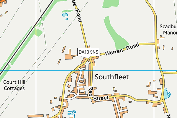 DA13 9NS map - OS VectorMap District (Ordnance Survey) DA13 9NS map - OS VectorMap District (Ordnance Survey)