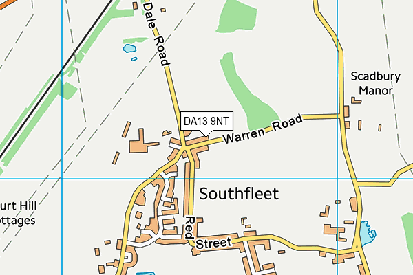 DA13 9NT map - OS VectorMap District (Ordnance Survey) DA13 9NT map - OS VectorMap District (Ordnance Survey)