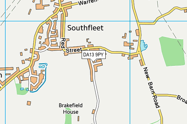 DA13 9PY map - OS VectorMap District (Ordnance Survey) DA13 9PY map - OS VectorMap District (Ordnance Survey)