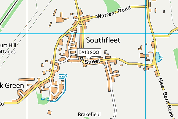 DA13 9QQ map - OS VectorMap District (Ordnance Survey) DA13 9QQ map - OS VectorMap District (Ordnance Survey)