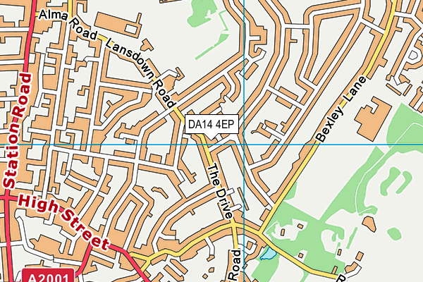 DA14 4EP map - OS VectorMap District (Ordnance Survey) DA14 4EP map - OS VectorMap District (Ordnance Survey)
