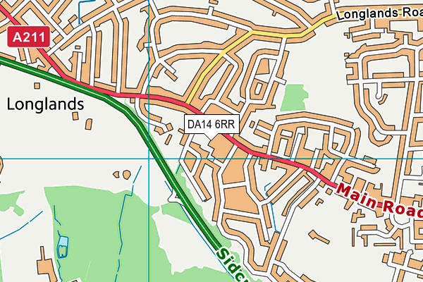 DA14 6RR map - OS VectorMap District (Ordnance Survey) DA14 6RR map - OS VectorMap District (Ordnance Survey)