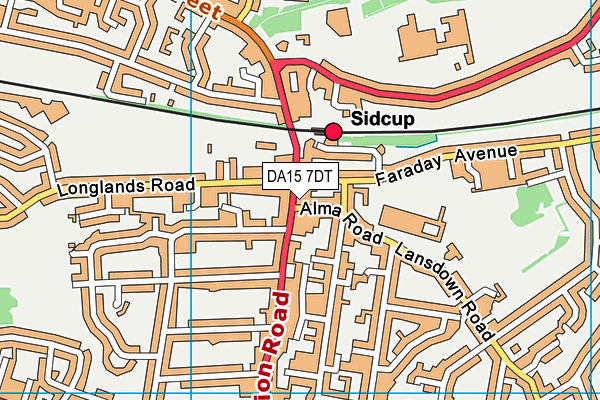 DA15 7DT map - OS VectorMap District (Ordnance Survey) DA15 7DT map - OS VectorMap District (Ordnance Survey)