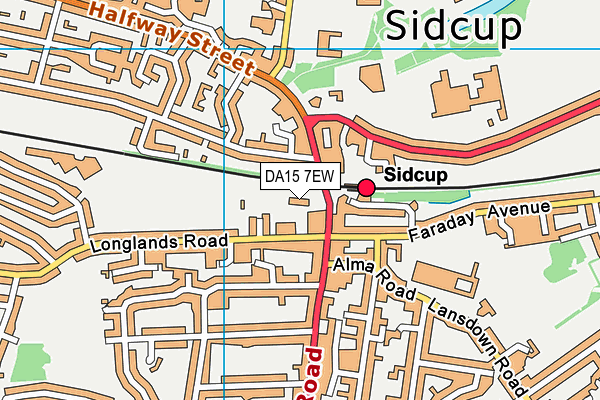 DA15 7EW map - OS VectorMap District (Ordnance Survey) DA15 7EW map - OS VectorMap District (Ordnance Survey)