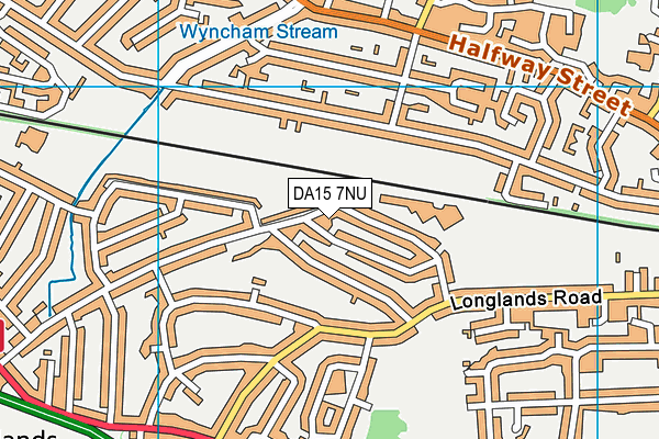 DA15 7NU map - OS VectorMap District (Ordnance Survey) DA15 7NU map - OS VectorMap District (Ordnance Survey)