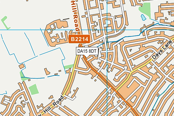 DA15 8DT map - OS VectorMap District (Ordnance Survey) DA15 8DT map - OS VectorMap District (Ordnance Survey)