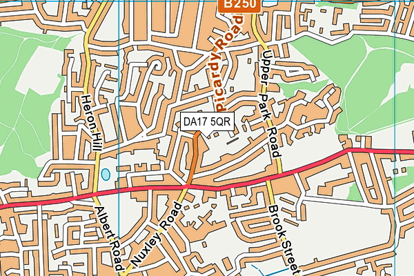 DA17 5QR map - OS VectorMap District (Ordnance Survey)