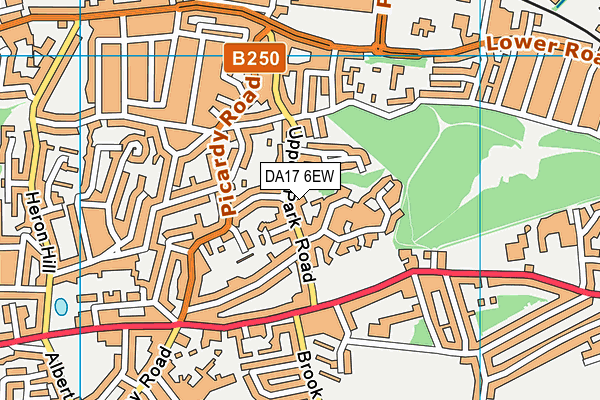 DA17 6EW map - OS VectorMap District (Ordnance Survey) DA17 6EW map - OS VectorMap District (Ordnance Survey)
