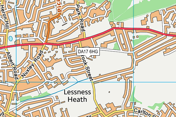DA17 6HG map - OS VectorMap District (Ordnance Survey) DA17 6HG map - OS VectorMap District (Ordnance Survey)