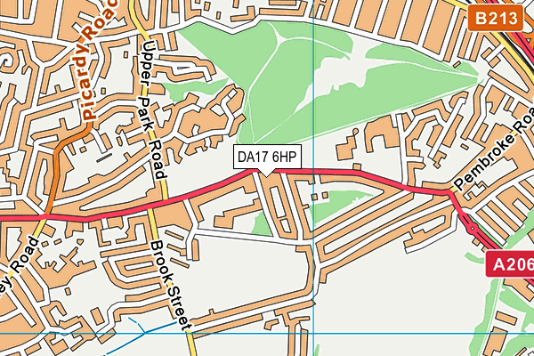 DA17 6HP map - OS VectorMap District (Ordnance Survey) DA17 6HP map - OS VectorMap District (Ordnance Survey)