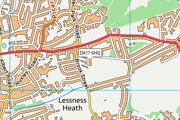 DA17 6HQ map - OS VectorMap District (Ordnance Survey)