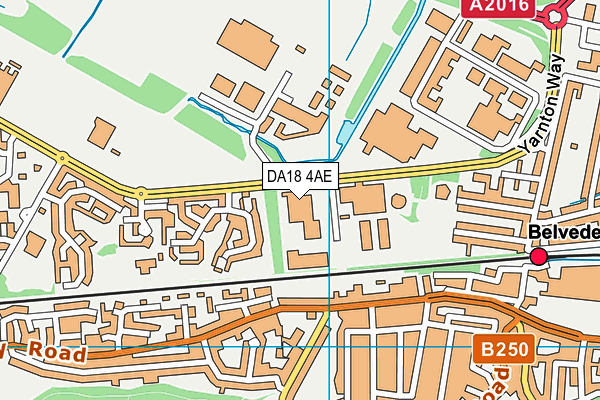 DA18 4AE map - OS VectorMap District (Ordnance Survey) DA18 4AE map - OS VectorMap District (Ordnance Survey)
