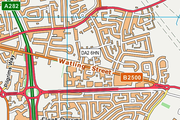 DA2 6HN map - OS VectorMap District (Ordnance Survey) DA2 6HN map - OS VectorMap District (Ordnance Survey)