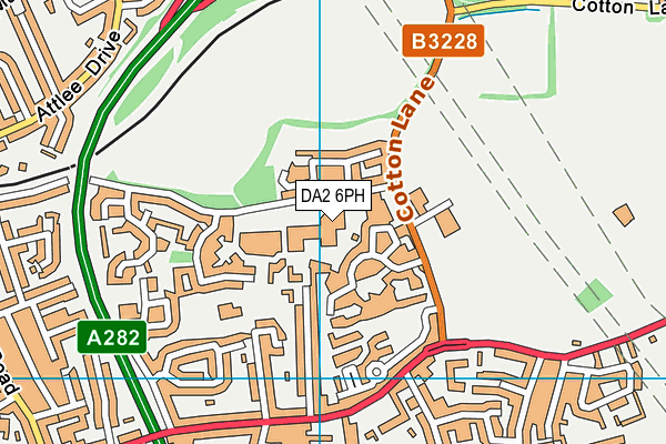 DA2 6PH map - OS VectorMap District (Ordnance Survey) DA2 6PH map - OS VectorMap District (Ordnance Survey)