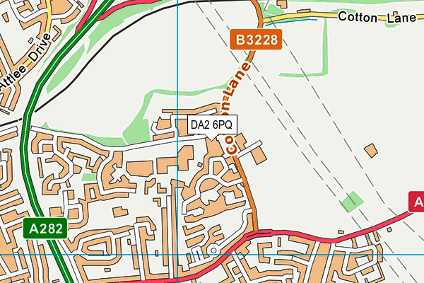 DA2 6PQ map - OS VectorMap District (Ordnance Survey) DA2 6PQ map - OS VectorMap District (Ordnance Survey)