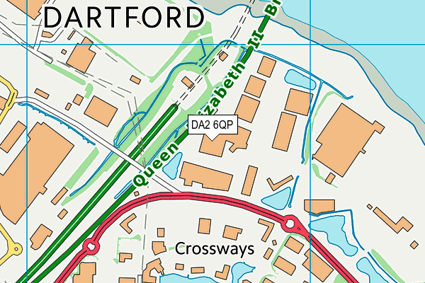 DA2 6QP map - OS VectorMap District (Ordnance Survey) DA2 6QP map - OS VectorMap District (Ordnance Survey)
