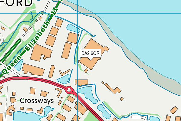 DA2 6QR map - OS VectorMap District (Ordnance Survey) DA2 6QR map - OS VectorMap District (Ordnance Survey)