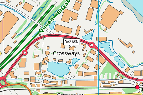 DA2 6SN map - OS VectorMap District (Ordnance Survey) DA2 6SN map - OS VectorMap District (Ordnance Survey)