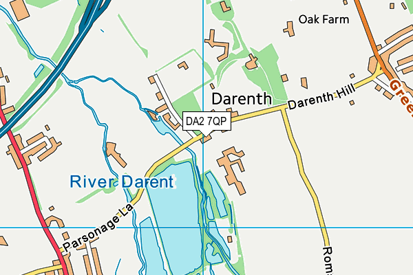 DA2 7QP map - OS VectorMap District (Ordnance Survey) DA2 7QP map - OS VectorMap District (Ordnance Survey)