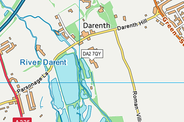 DA2 7QY map - OS VectorMap District (Ordnance Survey) DA2 7QY map - OS VectorMap District (Ordnance Survey)