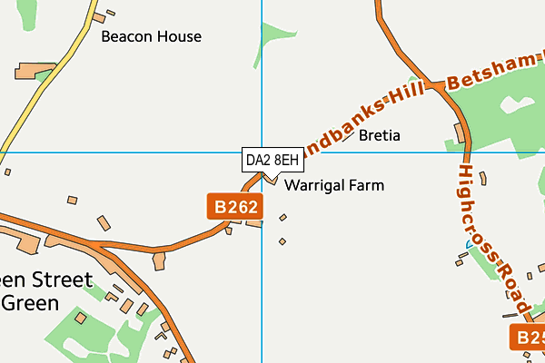 DA2 8EH map - OS VectorMap District (Ordnance Survey) DA2 8EH map - OS VectorMap District (Ordnance Survey)