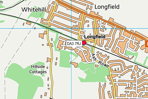 DA3 7RJ map - OS VectorMap District (Ordnance Survey) DA3 7RJ map - OS VectorMap District (Ordnance Survey)
