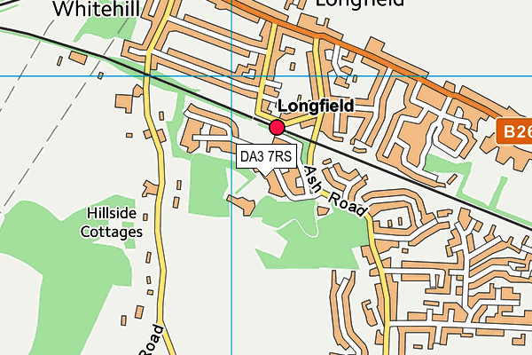 DA3 7RS map - OS VectorMap District (Ordnance Survey) DA3 7RS map - OS VectorMap District (Ordnance Survey)