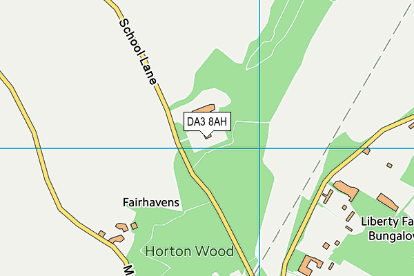 DA3 8AH map - OS VectorMap District (Ordnance Survey) DA3 8AH map - OS VectorMap District (Ordnance Survey)