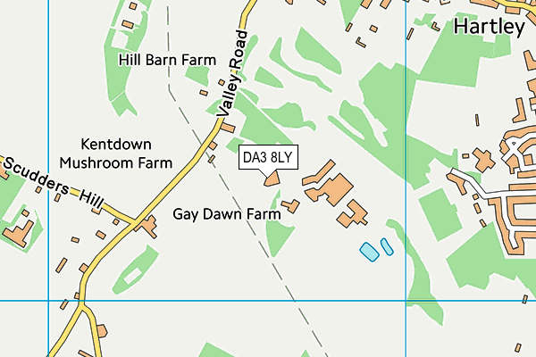 DA3 8LY map - OS VectorMap District (Ordnance Survey) DA3 8LY map - OS VectorMap District (Ordnance Survey)